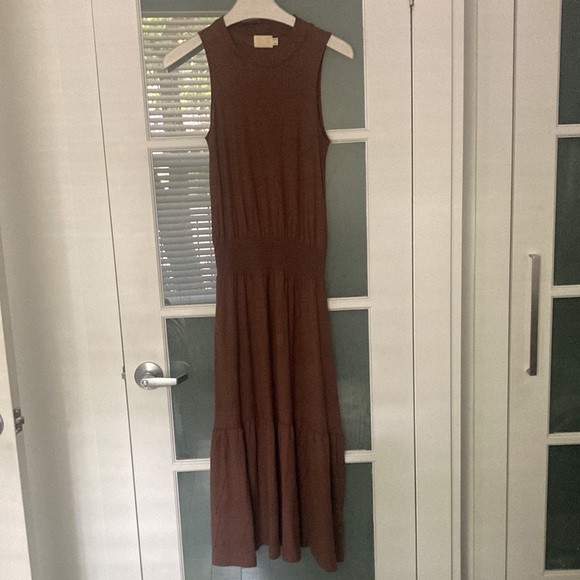 NWOT NATION LTD brown maxi dress size XS - Picture 4 of 11